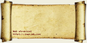 Anica Minić vizit kartica